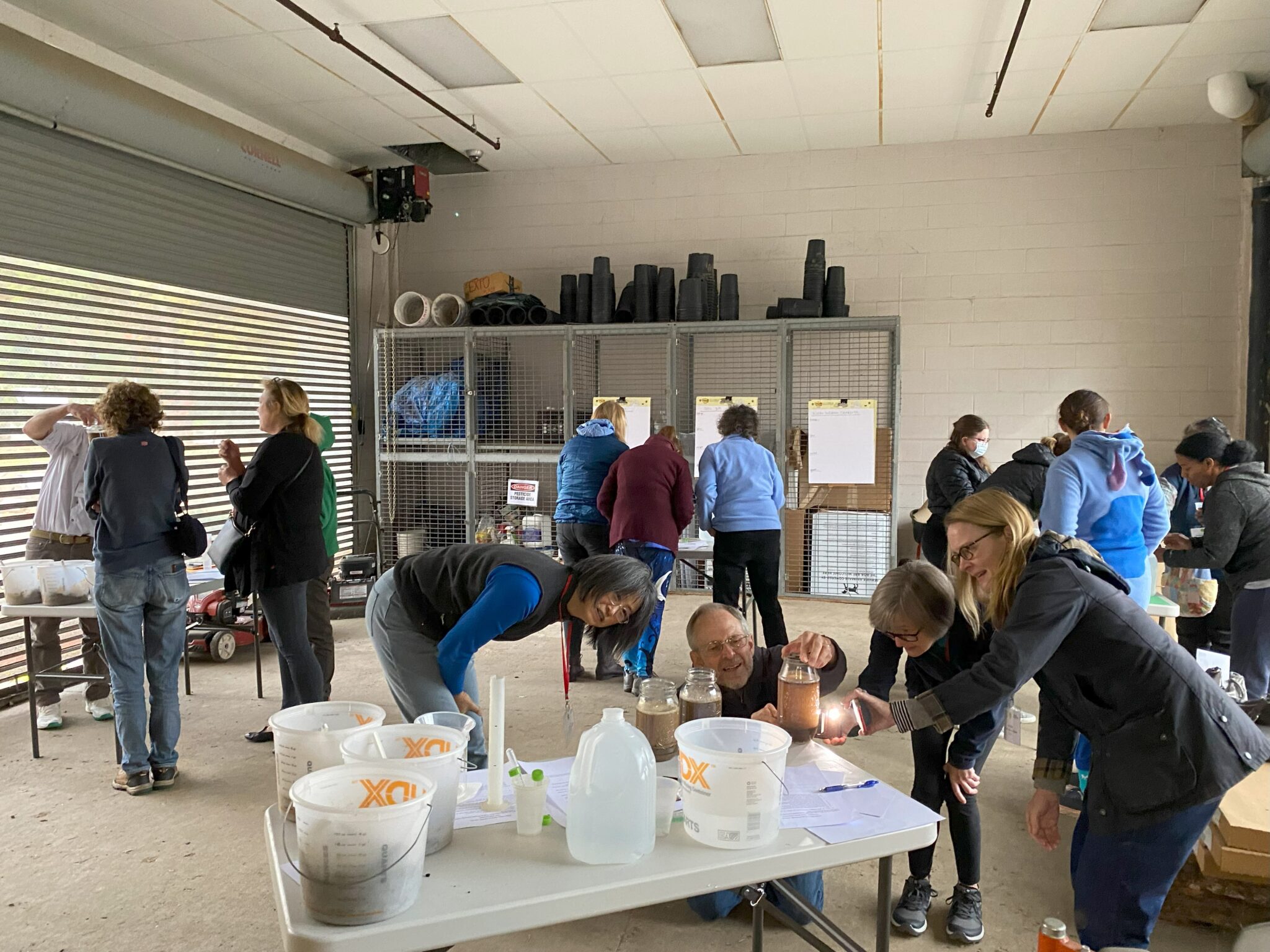 Rutgers Master Gardeners of Mercer County Interns Learn about Soils